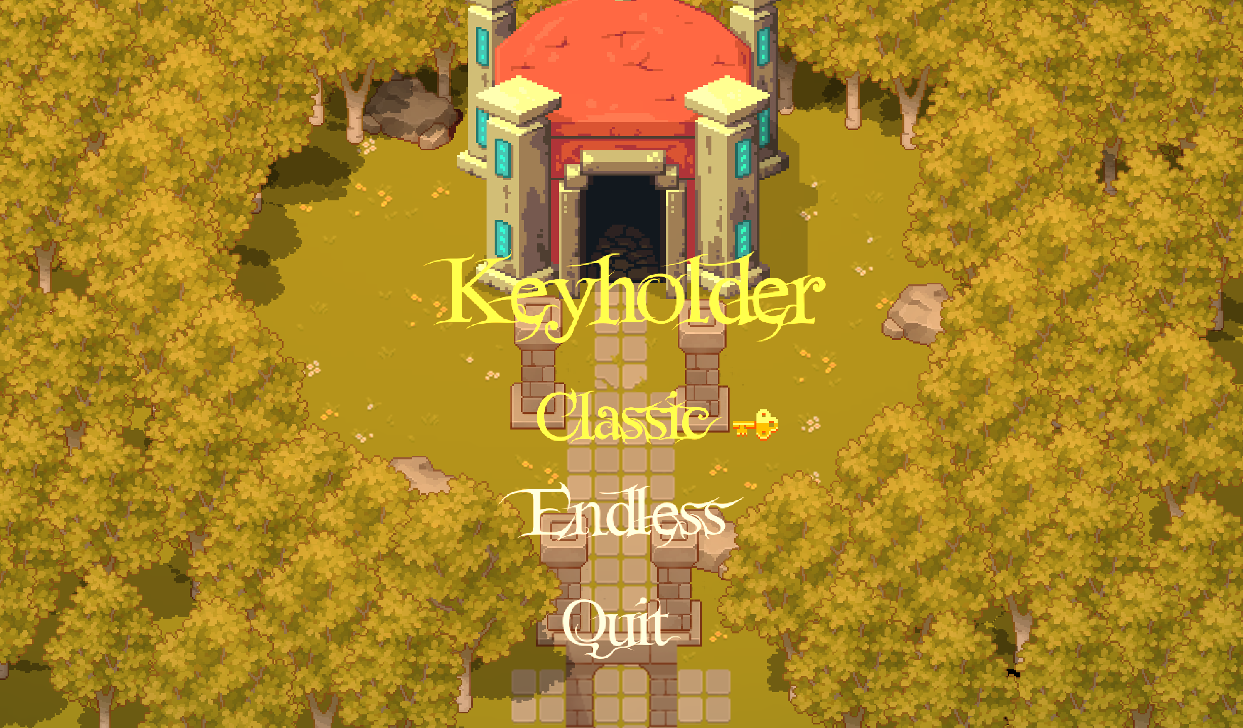 Keyholder: a twin-stick top-down shooter made with Godot